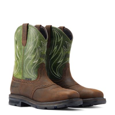 Image showing  Men's Sierra Shock Shield Wide Square Steel Toe Work Boots