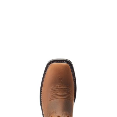Image showing 6 th Ariat Men's Wide Square Toe Sierra Shock Shield Patriot Work Boots