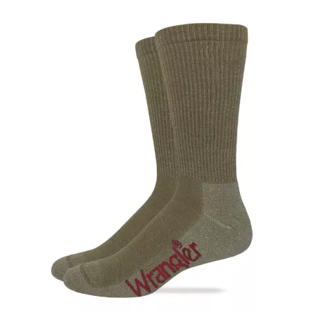 Wrangler Men's Seamless Merino Wool Socks Year-Round Wear Made in USA 1 Pair Men's Boot Socks