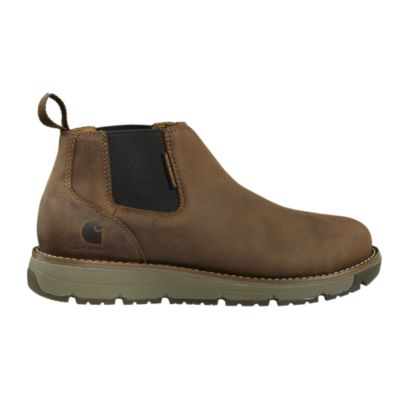 Image showing  Men's Millbrook Water-Repellent Romeo Steel Toe Wedge Work Boots, 4 in.
