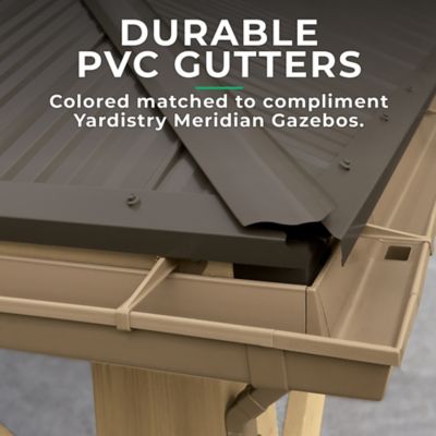 Image showing  Rain Gutter Kit for the 12 ft. x 12 ft. Meridian Gazebo