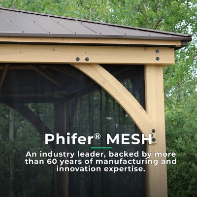 Image showing  11 x 13 Meridian Gazebo Mosquito Mesh Kit