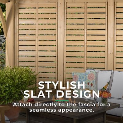 Image showing 5 th Yardistry 10 ft. Meridian Privacy Wall