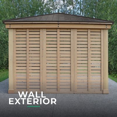 Image showing 6 th Yardistry 10 ft. Meridian Privacy Wall
