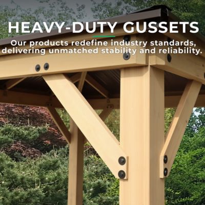 Image showing 5 th Yardistry 8 ft. x 8 ft. Meridian Gazebo