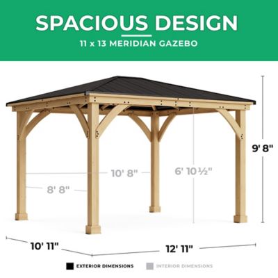Image showing 5 th Yardistry 11 ft. x 13 ft. Meridian Gazebo