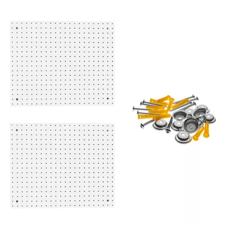 Triton Products Polypropylene Pegboards with 3/16 in Hole and Mounting Hardware 018-15 Pegboards