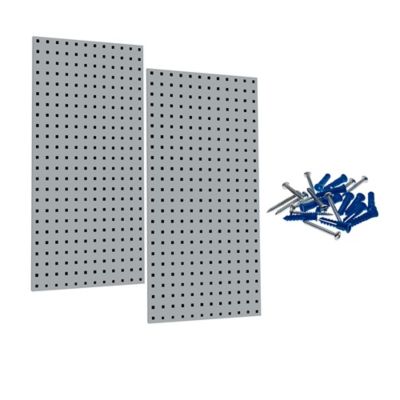 Triton Products Epoxy 18 Gauge Steel Square Hole Pegboards, LB18-G