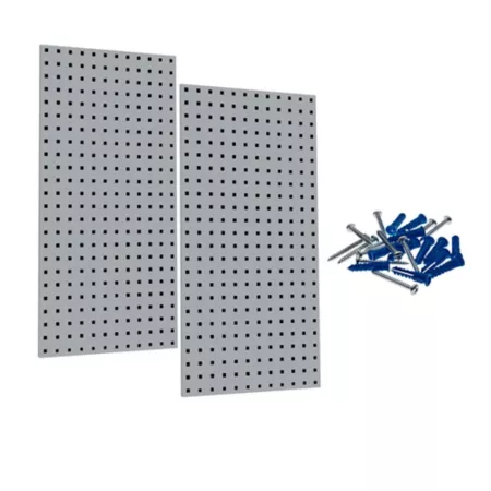 Triton Products 18 Gauge Epoxy Steel Square Hole Pegboards LB18-G Pegboards