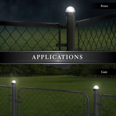 Image showing  5-Lumen Chainlink Summit Solar Post Cap, CH2233S