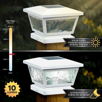 Image showing  10-Lumen Fairmont Solar Post Cap
