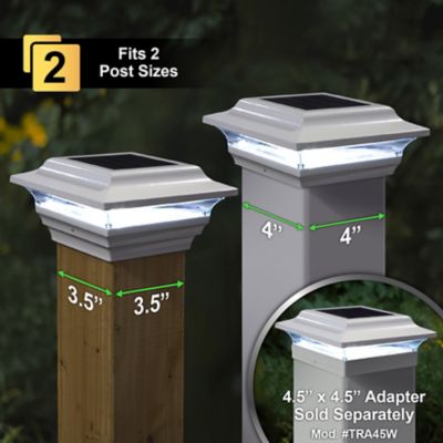 Image showing  Imperial Solar Post Cap 4 x 4in., SL211W