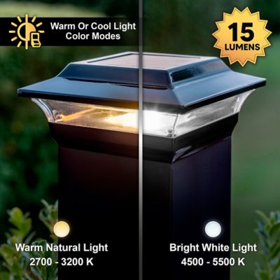Image showing  15-Lumen Imperial Solar Post Cap, 5 in. x 5 in., SL214B