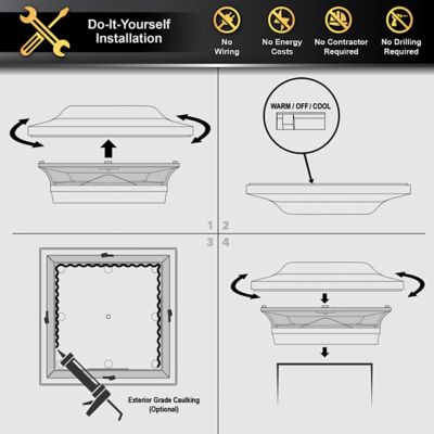 Image showing 8 th Classy Caps 15-Lumen Imperial Solar Post Cap, 5 in. x 5 in., SL214B
