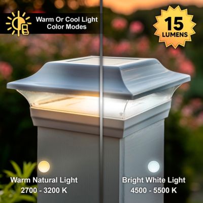 Image showing  15-Lumen Imperial Solar Post Cap, 5 in. x 5 in., SL214W