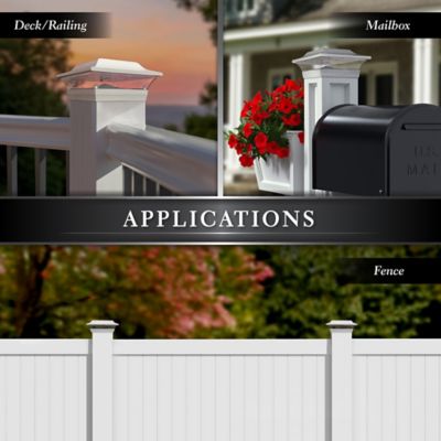 Image showing  15-Lumen Imperial Solar Post Cap, 5 in. x 5 in., SL214W