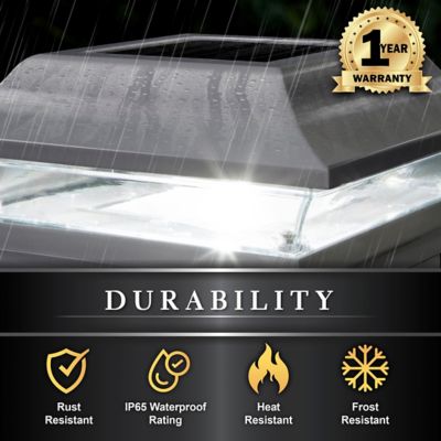 Image showing  15-Lumen Imperial Solar Post Cap, 5 in. x 5 in., SL214W