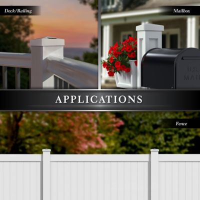 Image showing  5 in. x 5 in. Solar-Powered LED Pyramid Post Cap Light