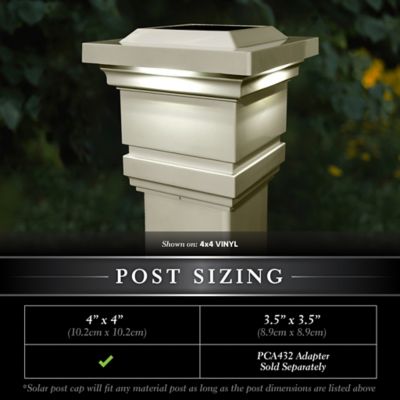 Image showing  Classy Solar Post Cap, SLO74T