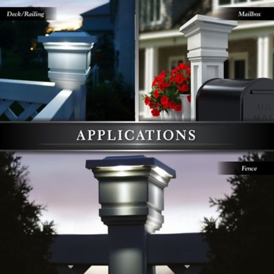 Image showing  15-Lumen Classy Solar Post Cap