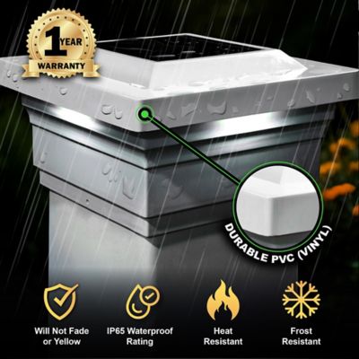 Image showing 5 th Classy Caps 15-Lumen Majestic Solar Post Cap