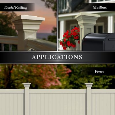 Image showing  15-Lumen Regal Solar Post Cap