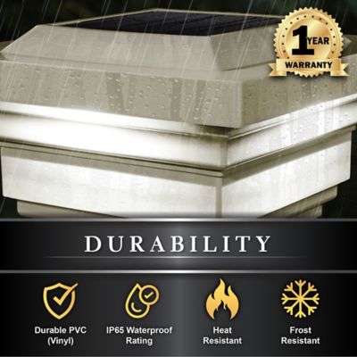 Image showing  15-Lumen Regal Solar Post Cap