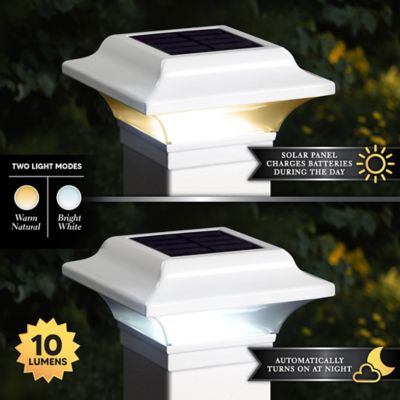 Image showing  10-Lumen Imperial Solar Post Cap, 2.5 in. x 2.5 in., SLO82W