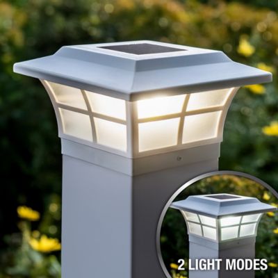 Image showing  12-Lumen Prestige Solar Post Cap, 5 in. x 5 in.