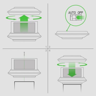 Image showing 8 th Classy Caps Colonial Solar Post Cap SLO88