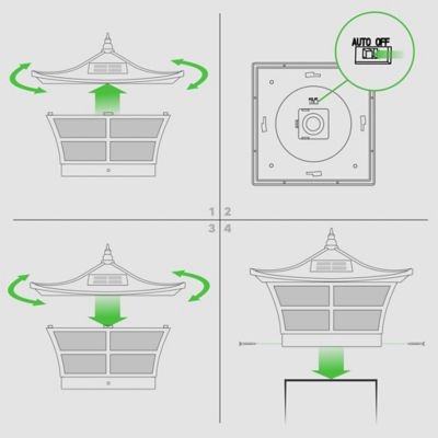 Image showing 9 th Classy Caps Ambience Solar Post Cap, SLO92