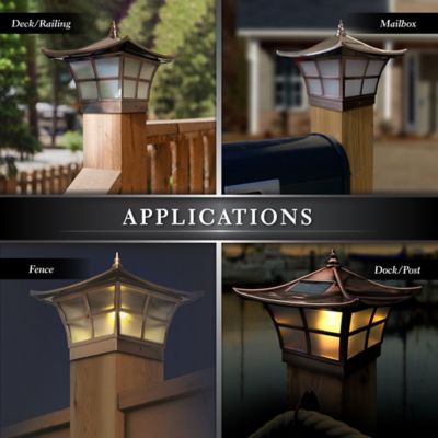 Image showing  6-Lumen Ambience Solar Post Cap