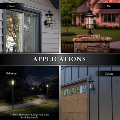 Image showing  100-Lumen Hampton Solar Post Cap