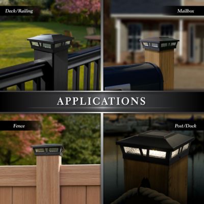 Image showing  10-Lumen Oxford Solar Post Cap, SLX772B