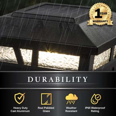 Image showing 5 th Classy Caps 10-Lumen Oxford Solar Post Cap, SLX772B