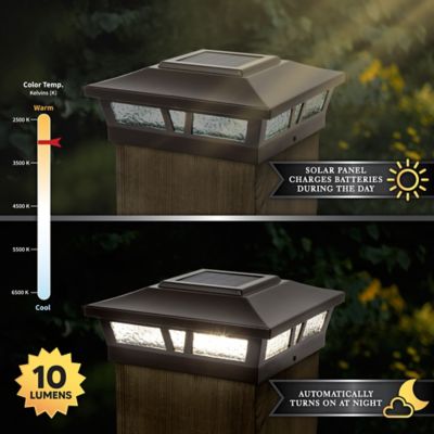 Image showing  10-Lumen Oxford Solar Post Cap, SLX772C