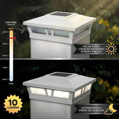 Image showing  10-Lumen Oxford Solar Post Cap, SLX772W