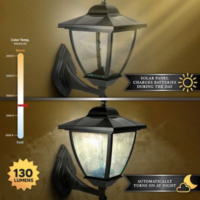 Image showing  17 in. Solar-Powered Elegante Lamp