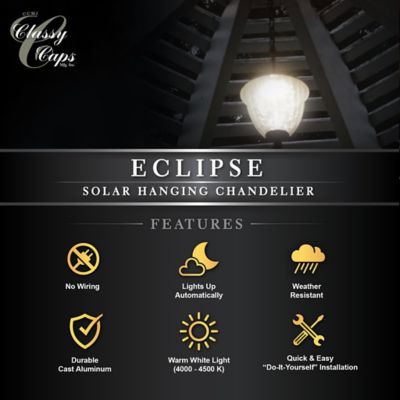 Image showing 5 th Classy Caps Eclipse Solar Hanging Chandelier, HL152