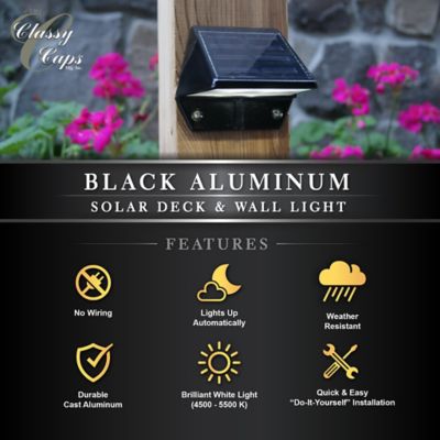 Image showing 5 th Classy Caps 12-Lumen Aluminum Deck and Wall Light, SL178