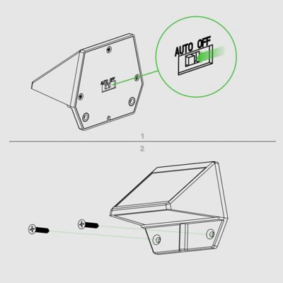 Image showing 7 th Classy Caps 12-Lumen Aluminum Deck and Wall Light, SL178
