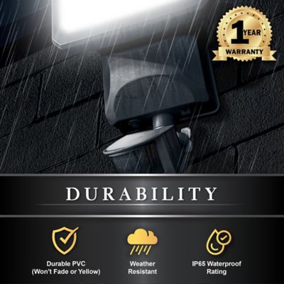 Image showing 5 th Classy Caps 800-Lumen Solar Motion Sensor Security Light