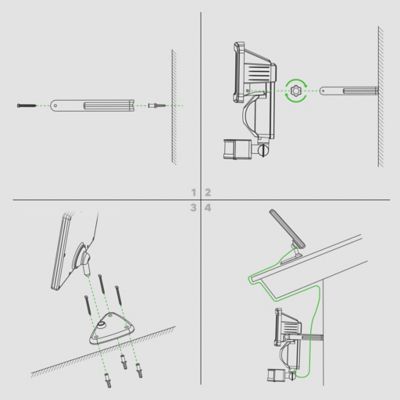 Image showing 8 th Classy Caps 800-Lumen Solar Motion Sensor Security Light