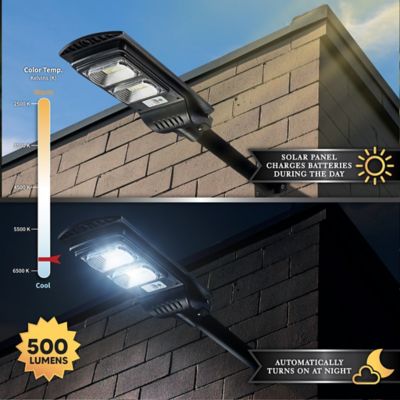 Image showing  500-Lumen Solar Security Street Light