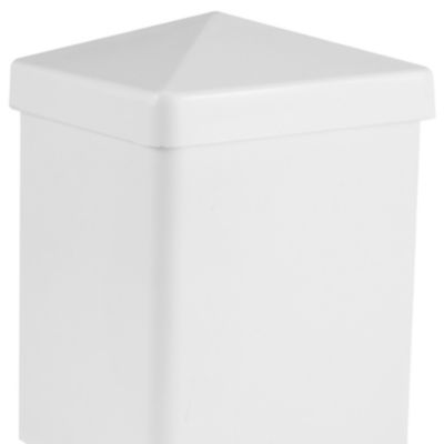 Image showing  5 in. x 5 in. Pyramid PVC Post Cap