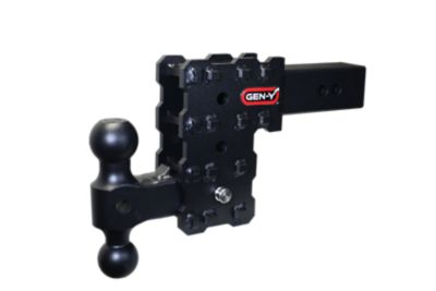 GEN-Y Hitch Phantom-X 2.5 in. Solid Shank 5 in. Drop 1.6K TW 16K Hitch &  GH-051 Dual-Ball Mount, GH-2413X at Tractor Supply Co.