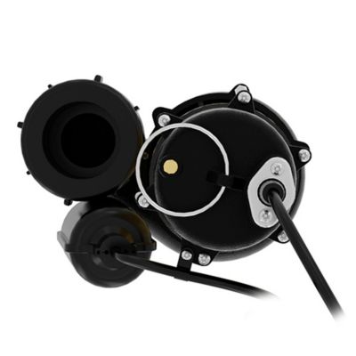 Image showing 5 th K2 Pumps 1/2 HP 115V Electric Cast Iron Effluent Pump with Piggyback Tethered Float Switch, 70 GPM