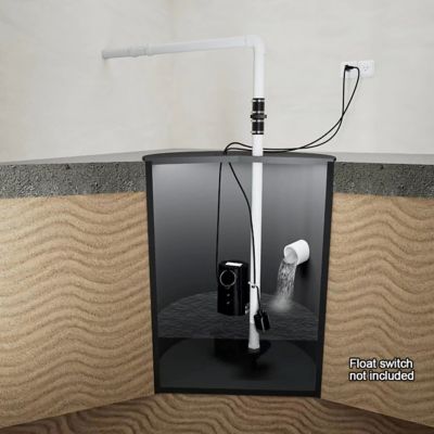 Image showing 6 th K2 Pumps 1/2 HP Contractor Series Cast Iron Effluent Pump, 115 Volt, SWF05004K