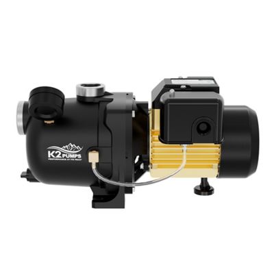 Image showing  1/2 HP 115/230V Electric Thermoplastic Shallow Well Jet Pump, 7 GPM, Lead-Free