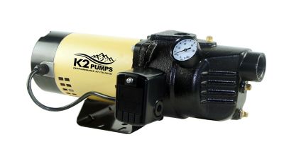 K2 Pumps 1/2 HP Cast Iron Shallow Well Jet Pump, 115/230V, Lead-Free, WPS05001K